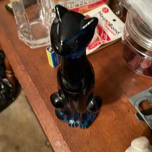 Viking glass car 8 inches high